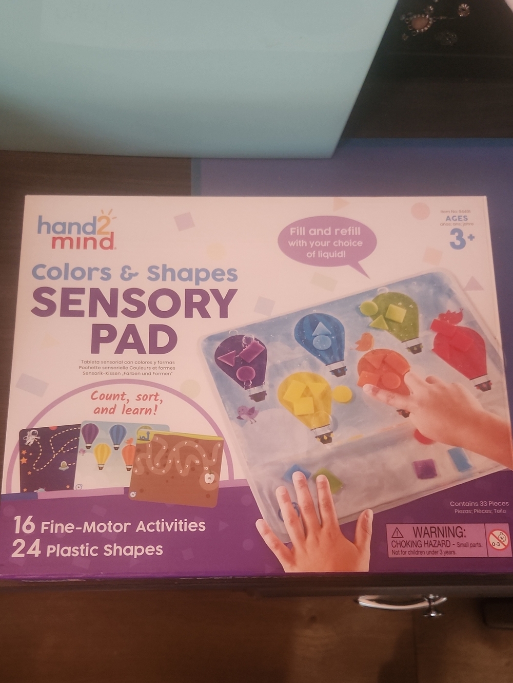 Colors & Shapes Sensory Pad - Multi-Color